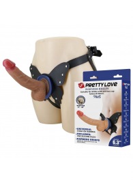 Поясной страпон Wells: трусики в форме бабочки и фаллоимитатор-насадка - Baile - купить с доставкой в Йошкар-Оле
