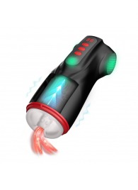 Интерактивный мастурбатор Raven с вакуумом, вибрацией и подсветкой - Shots Media BV - в Йошкар-Оле купить с доставкой