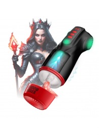 Интерактивный мастурбатор Raven с вакуумом, вибрацией и подсветкой - Shots Media BV - в Йошкар-Оле купить с доставкой