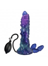 Фиолетовый яйцеродящий фаллоимитатор Duskwalker Sentinal на присоске - 22,4 см. - Baile - купить с доставкой в Йошкар-Оле