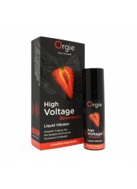 Жидкий вибратор Orgie High Voltage Strawberry - 15 мл. - ORGIE - купить с доставкой в Йошкар-Оле