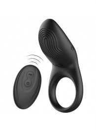 Черное эрекционное виброкольцо с пультом ДУ - Ibiza - в Йошкар-Оле купить с доставкой