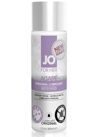 Лубрикант на водной основе для женщин JO AGAPE LUBRICANT ORIGINAL - 60 мл. - System JO - купить с доставкой в Йошкар-Оле