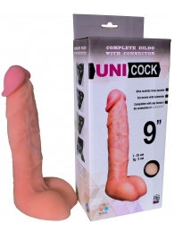 Фаллическая насадка Харнесс UNICOCK 9  - 24 см. - LOVETOY (А-Полимер) - купить с доставкой в Йошкар-Оле