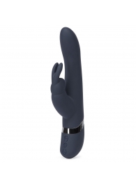 Тёмно-синий вибратор Oh My USB Rechargeable Rabbit Vibrator - 25,4 см. - Fifty Shades of Grey