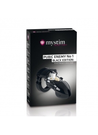 Пояс верности с электростимуляцией Mystim Pubic Enemy No1 Black Edition - MyStim - купить с доставкой в Йошкар-Оле