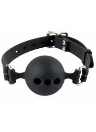 Силиконовый кляп-шар с отверстиями для дыхания Silicone Breathable Ball Gag Small - Pipedream - купить с доставкой в Йошкар-Оле