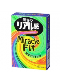 Презервативы Sagami Xtreme Miracle Fit - 5 шт. - Sagami - купить с доставкой в Йошкар-Оле