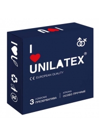 Ультрапрочные презервативы Unilatex Extra Strong - 3 шт. - Unilatex - купить с доставкой в Йошкар-Оле