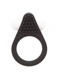 Чёрное эрекционное кольцо LIT-UP SILICONE STIMU RING 1 BLACK - Dream Toys - в Йошкар-Оле купить с доставкой