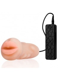 Мастурбатор-ротик с вибрацией REALSTUFF VIBRATING MASTURBATOR MOUTH - Dream Toys - в Йошкар-Оле купить с доставкой