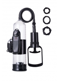 Вакуумная помпа A-toys с вибропулей и эрекционными кольцами - A-toys - в Йошкар-Оле купить с доставкой