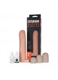 Насадка-удлинитель Extension sleeve с подхватом мошонки - 19 см. - Sitabella - в Йошкар-Оле купить с доставкой