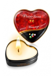 Массажная свеча с ароматом бубль-гума Bougie Massage Candle - 35 мл. - Plaisir Secret - купить с доставкой в Йошкар-Оле