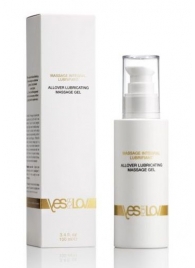 Массажный гель-смазка на силиконовой основе Allover Massage Gel - 100 мл. - YESforLOV - купить с доставкой в Йошкар-Оле