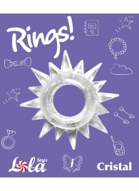 Прозрачное эрекционное кольцо Rings Cristal - Lola Games - в Йошкар-Оле купить с доставкой