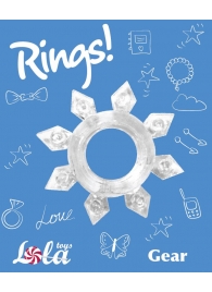 Прозрачное эрекционное кольцо Rings Gear - Lola Games - в Йошкар-Оле купить с доставкой