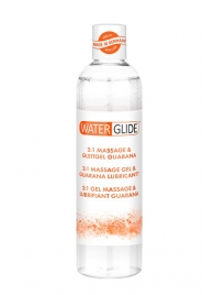 Гель-смазка 2-в-1 MASSAGE   LUBRICANT GUARANA - 300 мл. - Waterglide - купить с доставкой в Йошкар-Оле