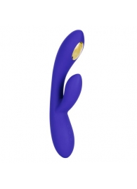 Фиолетовый вибратор с функцией электростимуляции Intimate E-Stimulator Dual Wand - 21,5 см. - California Exotic Novelties - купить с доставкой в Йошкар-Оле