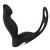 Черный вибромассажер простаты P-PLEASER W ERECTION ENHANCE - Dream Toys - в Йошкар-Оле купить с доставкой