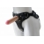 Черный пояс-трусики с двумя насадками Soft-Dolli - 16,5 и 10,5 см. - LOVETOY (А-Полимер) - купить с доставкой в Йошкар-Оле