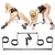 Комплект наручников и наножников с распорками Spread  em Bar and Cuff Set - Pipedream - купить с доставкой в Йошкар-Оле