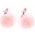 Зажимы для сосков с розовым пушком - Notabu - купить с доставкой в Йошкар-Оле