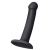 Черный фаллос на присоске Silicone Bendable Dildo S - 17 см. - Strap-on-me - купить с доставкой в Йошкар-Оле