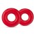 Набор из 2 красных эрекционных колец DONUT RINGS OVERSIZED - Blush Novelties - в Йошкар-Оле купить с доставкой