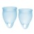 Набор голубых менструальных чаш Feel confident Menstrual Cup - Satisfyer - купить с доставкой в Йошкар-Оле