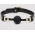 Черный кляп-шар Bound to You Faux Leather Ball Gag - Fifty Shades of Grey - купить с доставкой в Йошкар-Оле