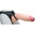 Телесный реалистичный фаллоимитатор на черных трусиках Real Big Strap-On - 34,5 см. - LOVETOY (А-Полимер) - купить с доставкой в Йошкар-Оле