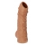 Телесная насадка с пупырышками и открытой головкой Nude Sleeve S - 10 см. - KOKOS - в Йошкар-Оле купить с доставкой