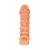 Телесная закрытая насадка с пупырышками Cock Sleeve Size M - 15,6 см. - KOKOS - в Йошкар-Оле купить с доставкой