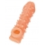 Телесная закрытая насадка с пупырышками Cock Sleeve Size L - 17,6 см. - KOKOS - в Йошкар-Оле купить с доставкой