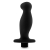 Черный анальный вибромассажёр Silicone Vibrating Prostate Massager 02 - 10,8 см. - Blush Novelties - в Йошкар-Оле купить с доставкой