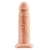 Телесный реалистичный фаллоимитатор с полостью Silicone Hollow Extension - 20 см. - Pipedream - купить с доставкой в Йошкар-Оле
