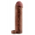 Коричневая насадка с кольцом Perfect 2 Extension with Ball Strap - 19 см. - Pipedream - в Йошкар-Оле купить с доставкой