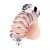 Серебристая клетка для члена Urethral Play Cage - BlueLine - купить с доставкой в Йошкар-Оле