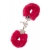 Металлические наручники с красной меховой опушкой METAL HANDCUFF WITH PLUSH RED - Dream Toys - купить с доставкой в Йошкар-Оле