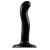 Черный фаллоимитатор-насадка Strap-On-Me P G spot Dildo size S - 16,4 см. - Strap-on-me - купить с доставкой в Йошкар-Оле