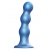 Голубая насадка Strap-On-Me Dildo Plug Balls size S - Strap-on-me - купить с доставкой в Йошкар-Оле