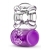 Фиолетовое эрекционное виброкольцо Pleaser Rechargeable C-Ring - Blush Novelties - в Йошкар-Оле купить с доставкой