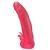 Розовая насадка для страпона с клиторальными лепестками - 18,5 см. - LOVETOY (А-Полимер) - купить с доставкой в Йошкар-Оле