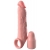 Телесная насадка-удлинитель 2 Inch Silicone X-tension with Strap - 20,3 см. - Pipedream - в Йошкар-Оле купить с доставкой