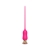 Розовый тонкий стимулятор Nipple Vibrator - 23 см. - I-MOON - купить с доставкой в Йошкар-Оле