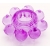 Мягкая фиолетовая гелевая насадка - Toyfa Basic - в Йошкар-Оле купить с доставкой