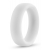 Белое люминесцентное эрекционное кольцо Silicone Glo Cock Ring - Blush Novelties - в Йошкар-Оле купить с доставкой