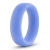 Голубое люминесцентное кольцо Silicone Glo Cock Ring - Blush Novelties - в Йошкар-Оле купить с доставкой