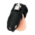 Черная клетка для пениса Silicone Small 2 in Cock Cage With Ball Divider - BlueLine - купить с доставкой в Йошкар-Оле